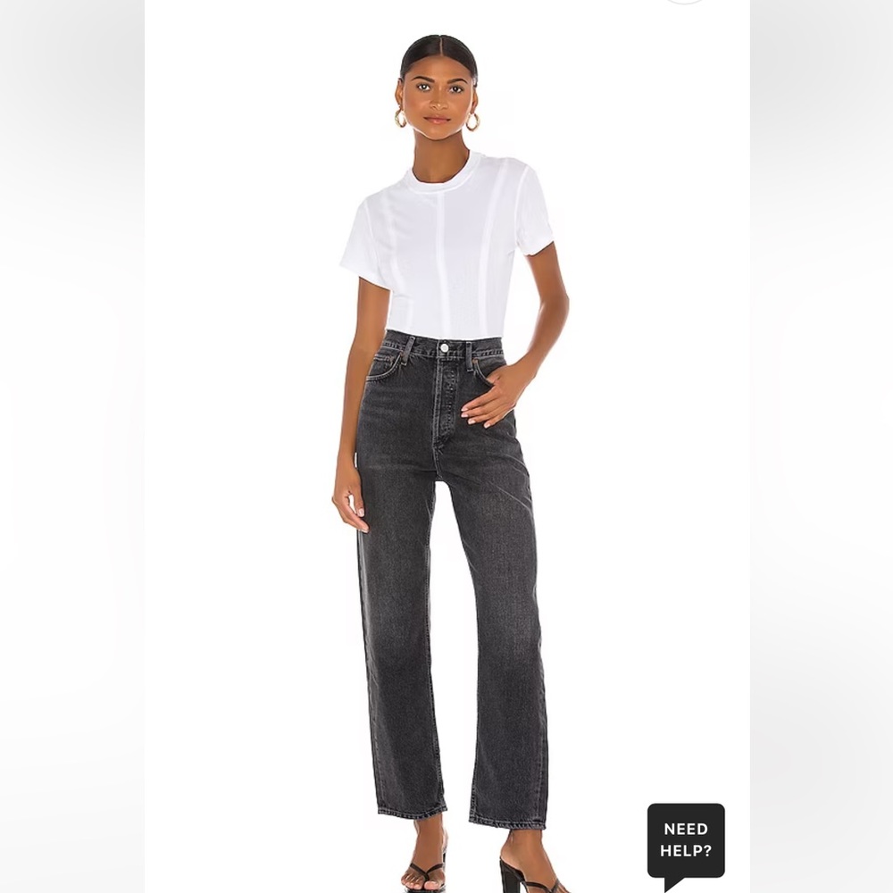 AGOLDE 90s Mid-rise Loose in Phantogram Wash